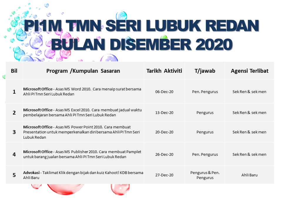 JADUAL AKTIVITI 2020